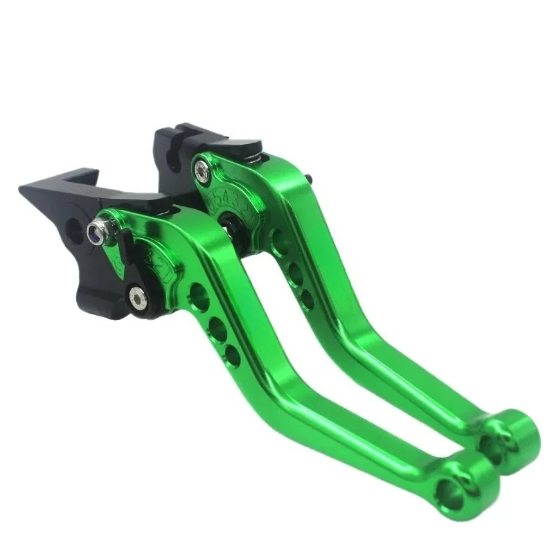 Aluminum Alloy Short Brake Clutch Levers Compatible with CFMOTO 800MT 700CLX Adjustable Two Finger Racing Handlebar Controls