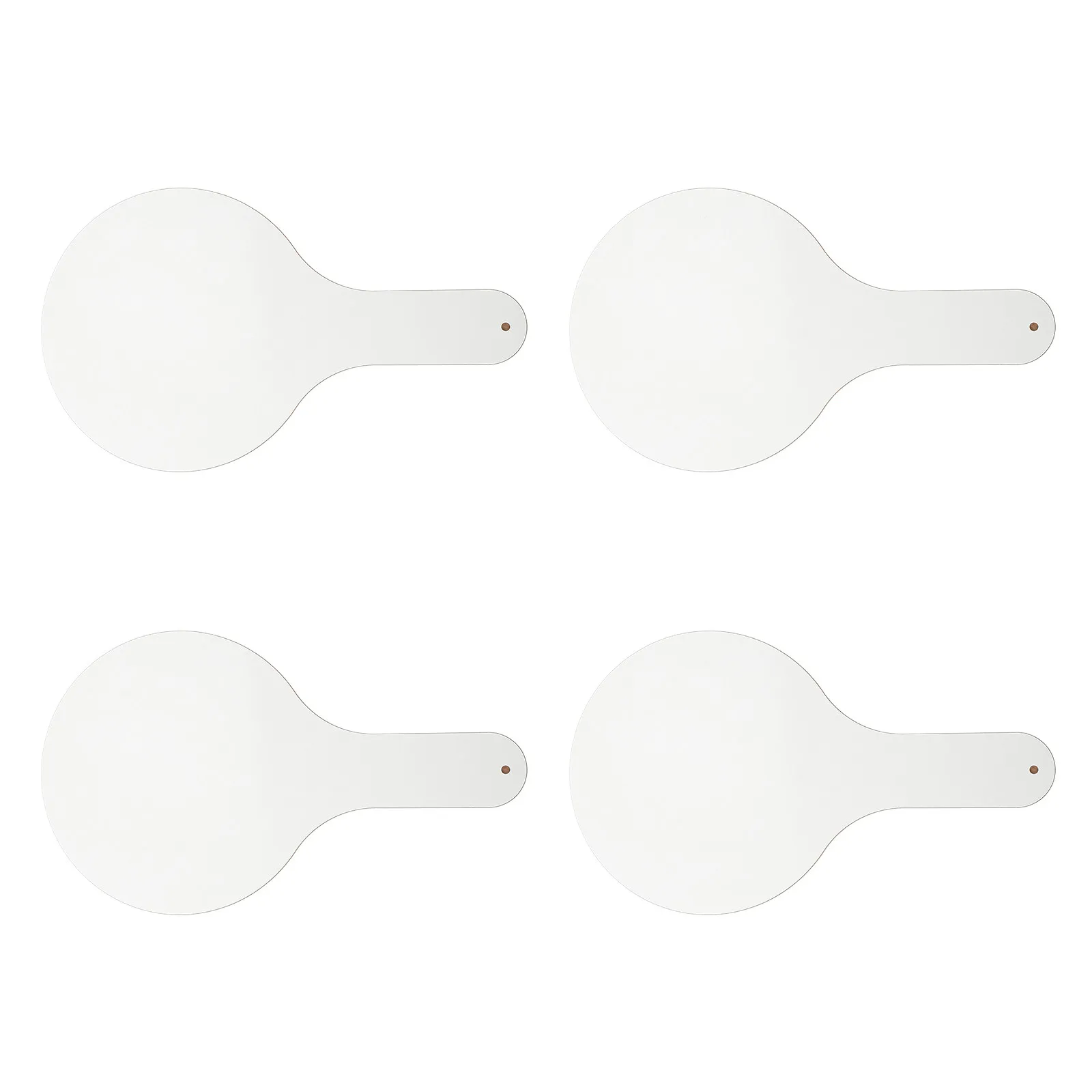 

Набор из 4 двусторонних многоразовых досок для рисования и письма для детей с ручкой, гладкими краями и закругленными углами