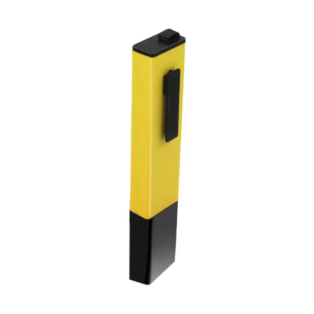 PH Meter Pen Yellow Digital LCD Display for Wine Water Aquarium Pool Testing Simultaneous Measurement No Recalibration Needed