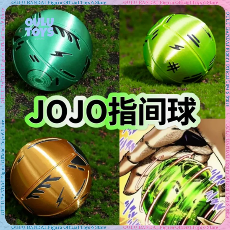 

JoJo's Bizarre Adventure Fingertip Spinner, 3D Printed Handmade Anime Peripheral Stress Relief Toy, Rotating Boomerang Ball