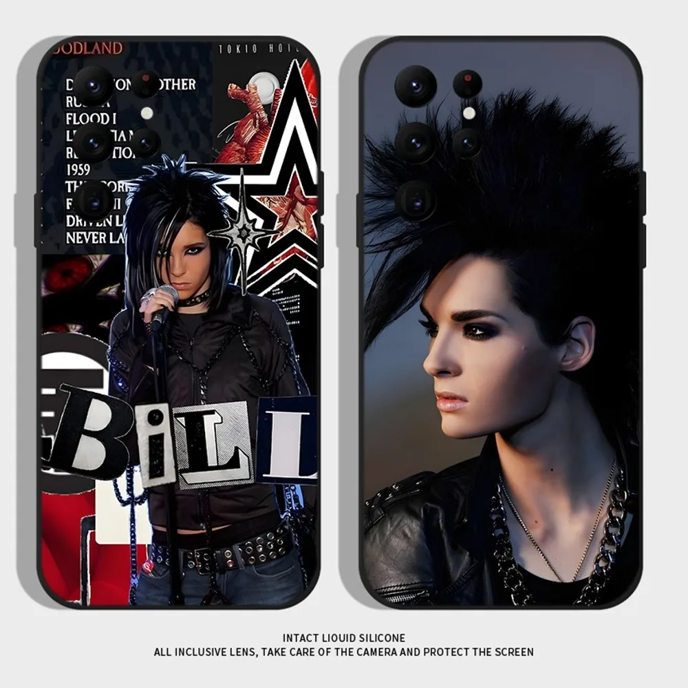 

Bill Kaulitz COOL Rock Phone Case For Samsung S24,S22 Ultra,S20,S30 plus,S22 plus,S23,S30 ultra 5G Silicone Cover