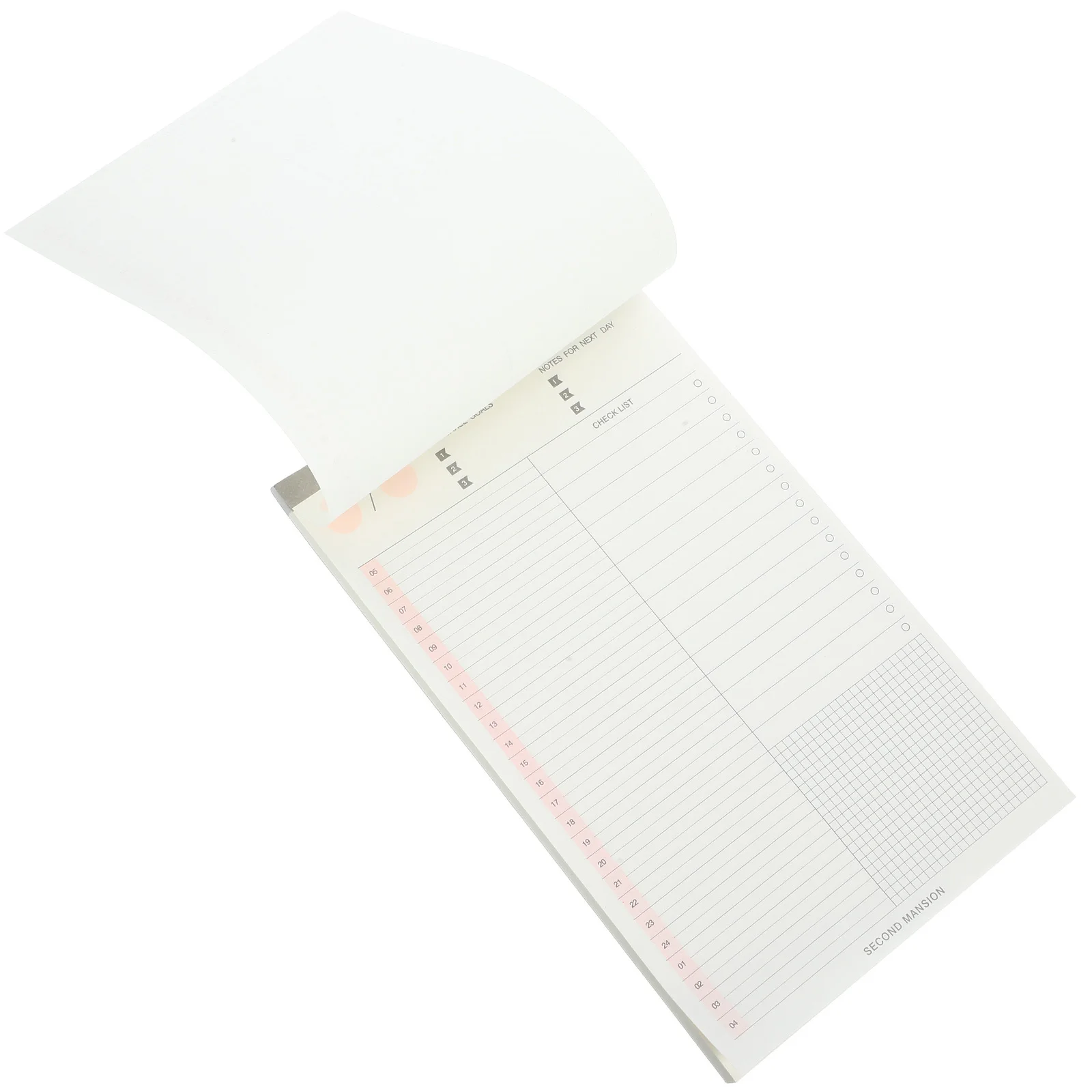 

Time Planner Notepad Compact Portable Travel Office Daily Use Notebook Small Memo Pad Tear Off Plan Supply Notepad