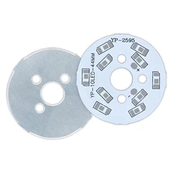10pcs 5W LED PCB Lamp Aluminum Base Plate PCB Board Substrate High Brightness Light Board Round Aluminum Substrate For Lamp Bead