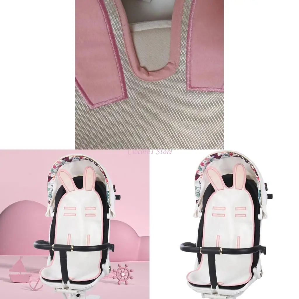 

Y1UB Multifunctional Baby Car Liner Ice Silk Cooling Mat Pad Breathable Fabric