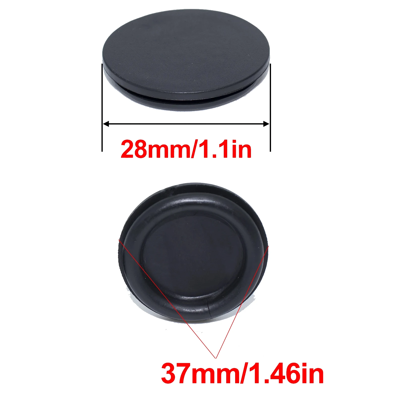 For SEAT Ibiza 6J 6P 6F/KJ1 6L For VW Golf 4 5 6 7 1J 1K 5K Car Rear Windscreen Wiper Delete Bung Grommet Removal Cap 1997 -2018