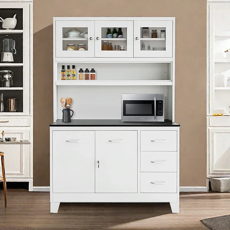 

Bluewhale Modular Metal Kitchen Storage Cabinet With Customizable Feet Steel Kitchen Cupboard Made in China