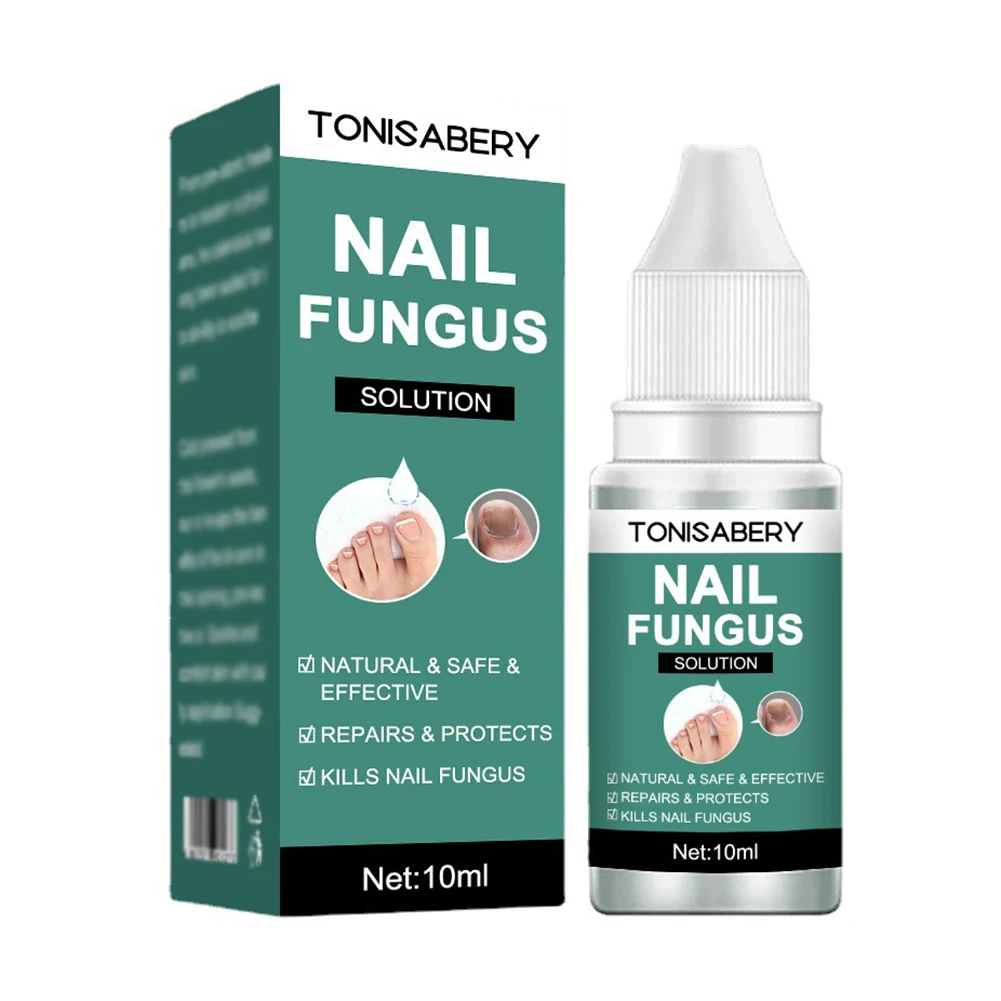 10ml Nail Repair Fluid Anti Infection Fungus Removal Gel Natural Safe Onychomycosis Essence Effective Bactericidal for Foot Care