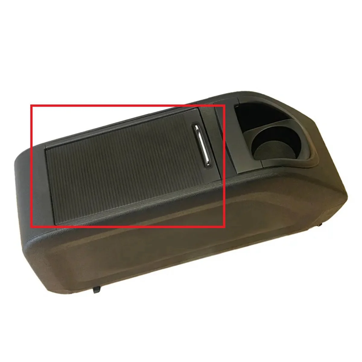 Center Armrest Box Cover Plate Cup Holder Pull Curtain Cup Holder Pull for Citroen Berlingo Peugeot Partner 2008-2018