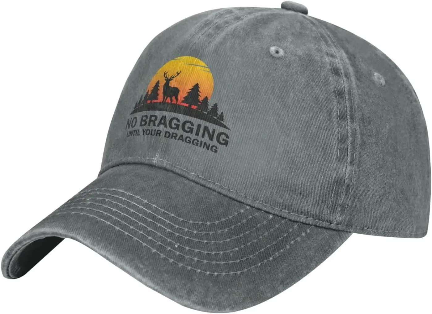 No Bragging Until Your Dragging  Hat for Women Dad Hats Vintage Cap