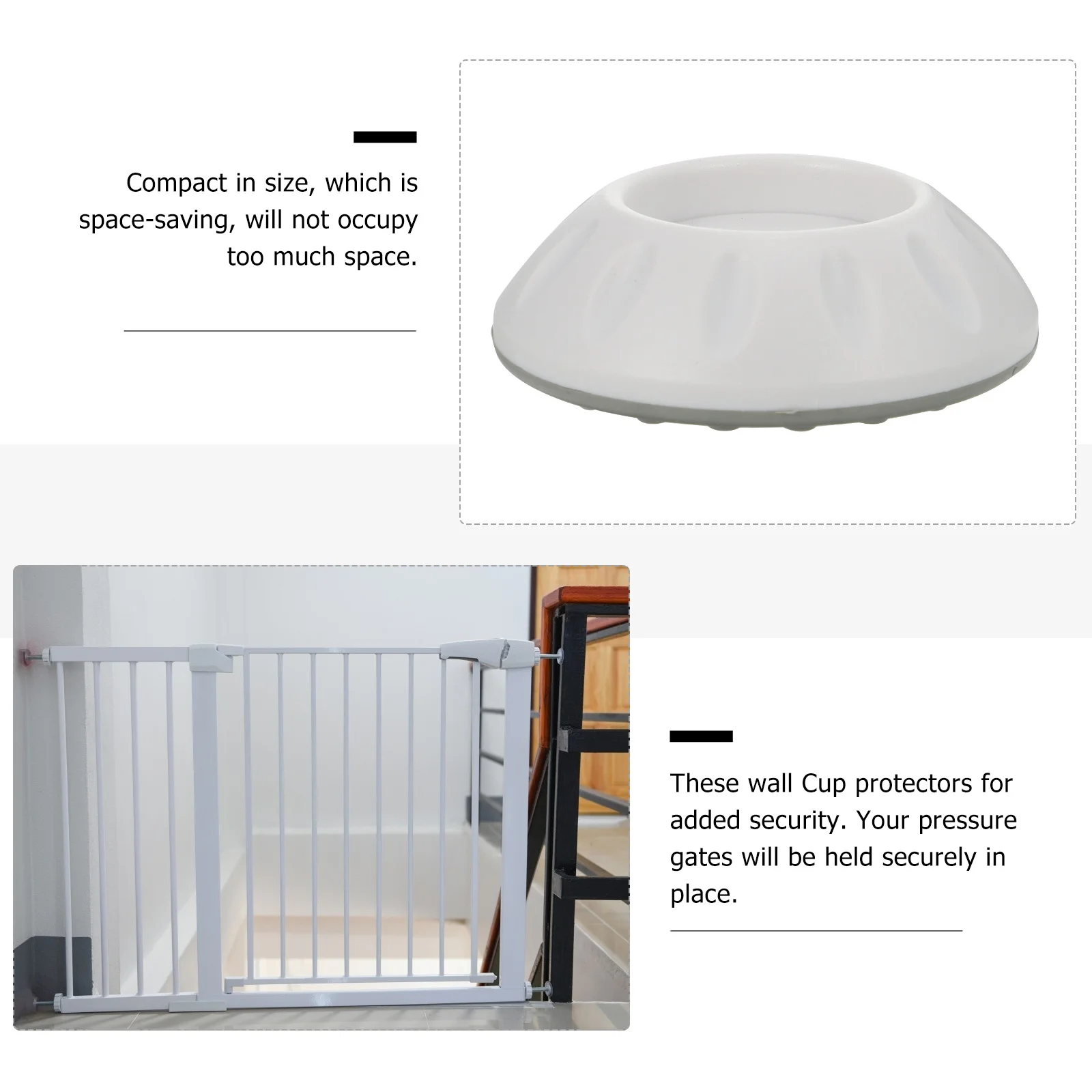 

5pcs Children Safety Gate Wall Protector Doorway Stairs Pad For Baby Pet Fence Wall Guard Saver Accessory