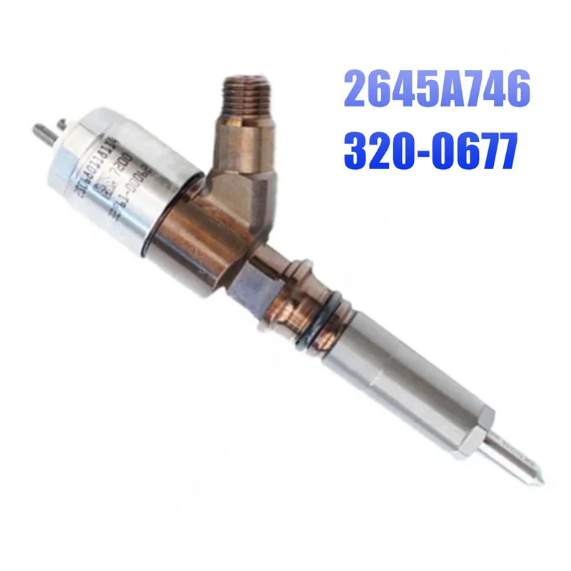 320-0677 Excavator Diesel Fuel Injector 2645A746 for Caterpillar CAT C6.6 Engine E320D E323D 420E Common Rail Injector