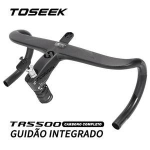 TOSEEK - مقود دراجة كربوني ، 28.6 مم ، قطع غيار دراجة الطريق ، T800 أفضل 9 مقود متكامل من الكربون مبيعا - رقم 7