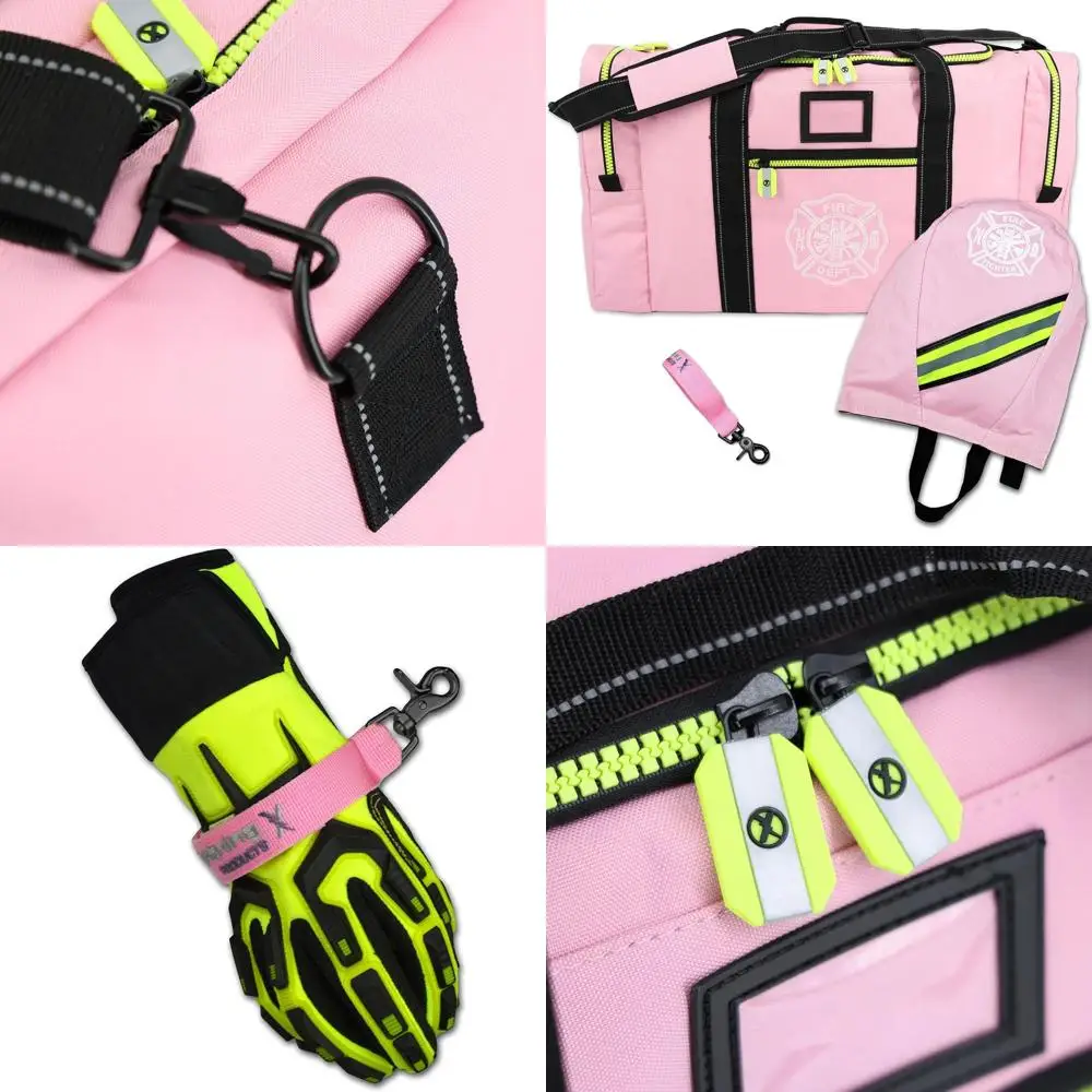 

Комплект снаряжения для пожарных - сумка пожарного, чехол для маски, держатель для перчаток, регулируемые ремни