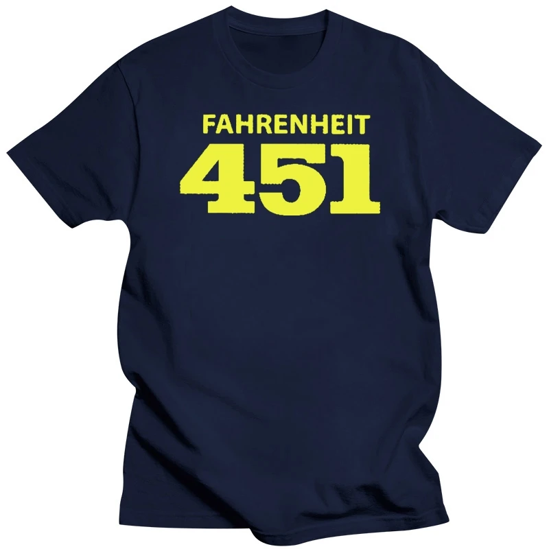 Ray Bradbury classic fi tshirt Fahrenheit 451 T-Shirt. book tee sci