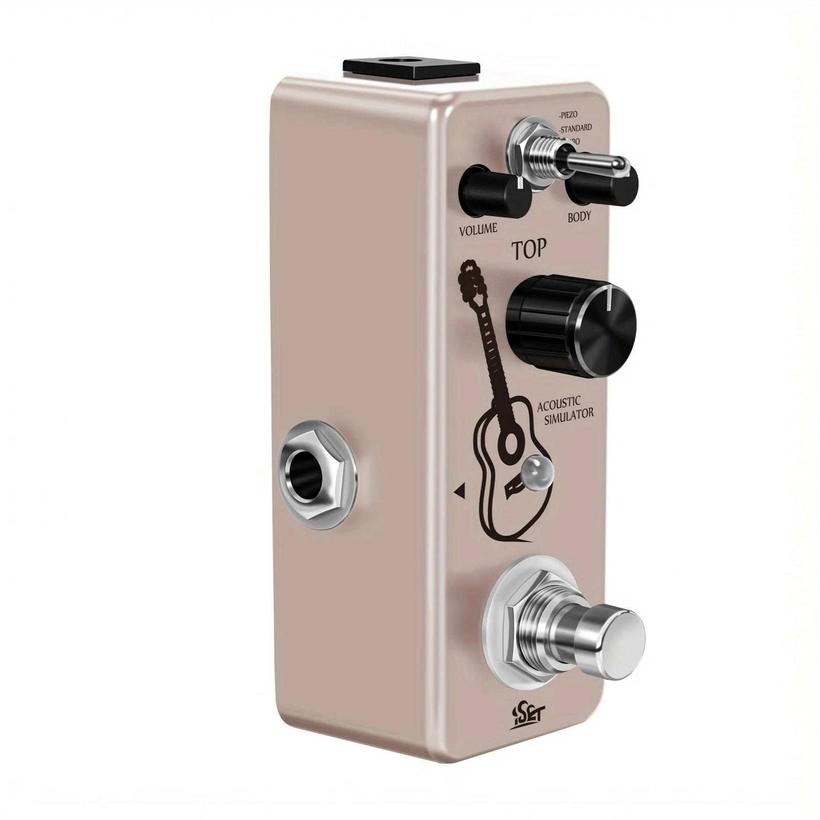 ISET AC Stage Gitarrenpedal Akustikgitarren-Simulator True Bypass