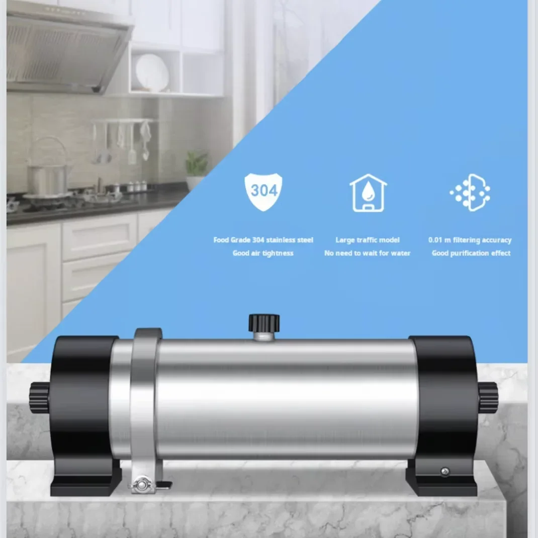 Stainless Steel Housing PVDF UF Membrane Water Filter Manual Whole House Drinking Water Filtration System  Use
