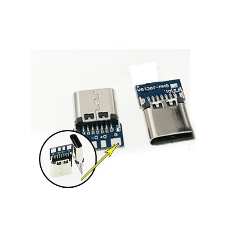 2/5/10PCS Type-C USB 4-pin Female Connector With Forward And Reverse Insertion Type-C Female Socket With 4 Solder Joints B5