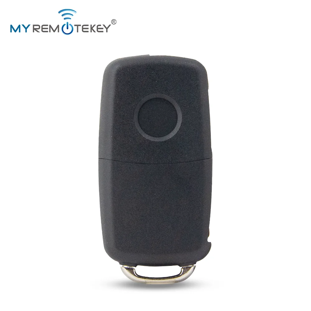MYREMOTEKEY 5K0 837 202 AD Fernbedienungsgehäuse 2-Tasten HU66 Klinge mit Stiftloch für VW Golf Jetta Passat Tiguan Polo Beetle – Detail 2