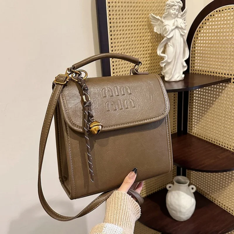 

Luxury Brand Fashionable Leather Women's Handbag Classic Elegant Popular Paris Designer Trendy Vintage Daily Bag