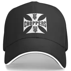 West Coast Iron Cross Baseball Cap Choppers Outdoor Sport Hot Sale Hip Hop Hats Couple Women Trendy Print Baseball Caps