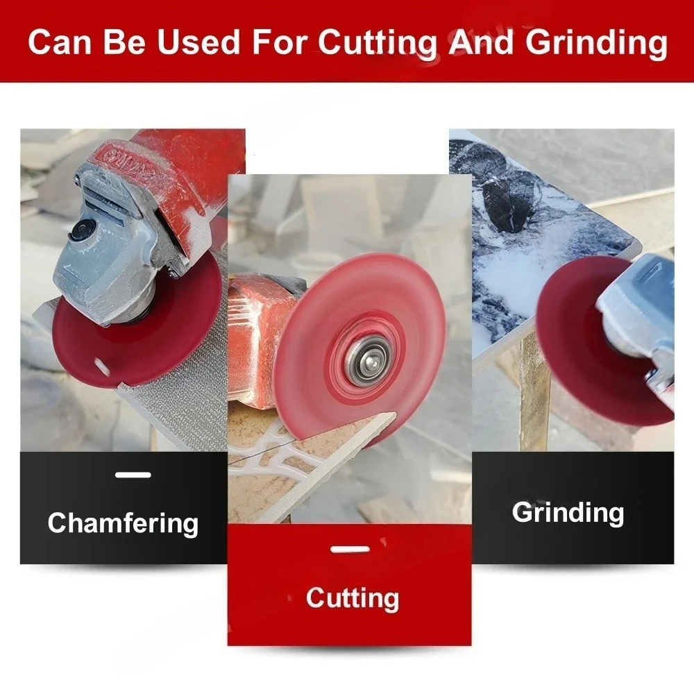 5pcs  For Slab & Ceramic Tile 45 Degree Chamfer Cutting Disc Polishing Saw Blades 100*20mm Diamond Flat Grinding Disc
