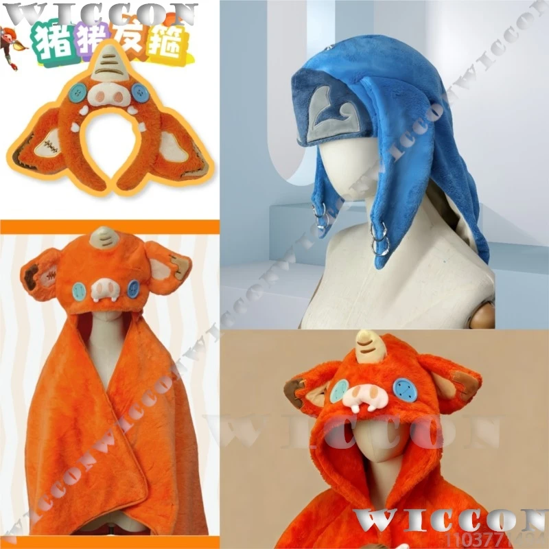 

Zoraa Hair-drying Cap Headwear Game Boss Cosplay Boko burin Hairband Pajamas Cape Girl Woman Man Fashion Cute Gift Halloween Cos