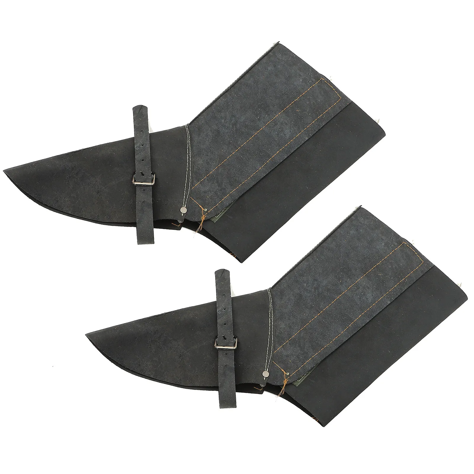 1 Pair Foot Cover For Welding Abrasion Heat Resistant Fireproof Shoe Protector Extra Wide Adjustable Hook Loop Fit Most