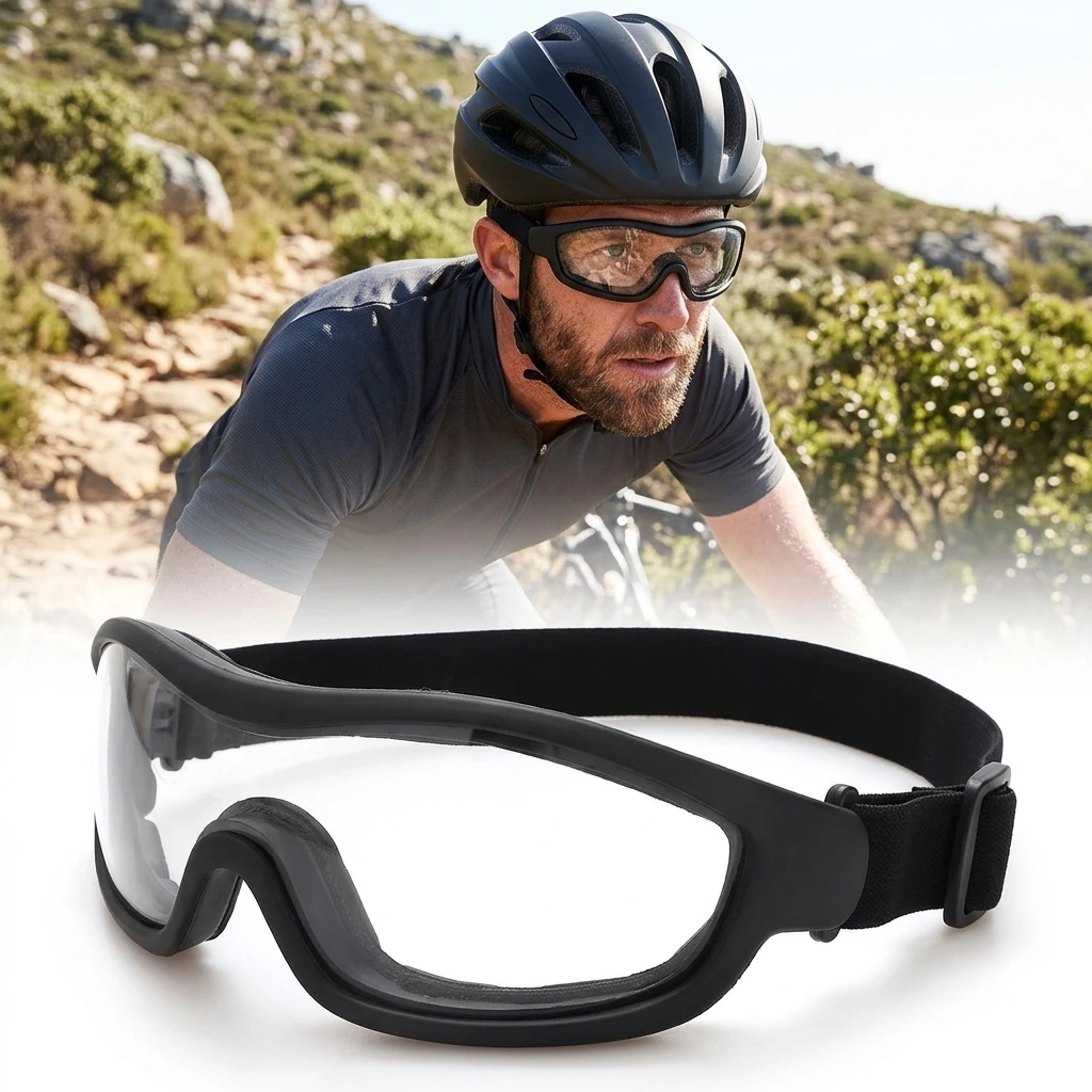 

Windproof Tactical Motorcycle Goggles for Harley | Anti-Scratch Off-Road Riding Glasses for Cycling & Outdoor Sports