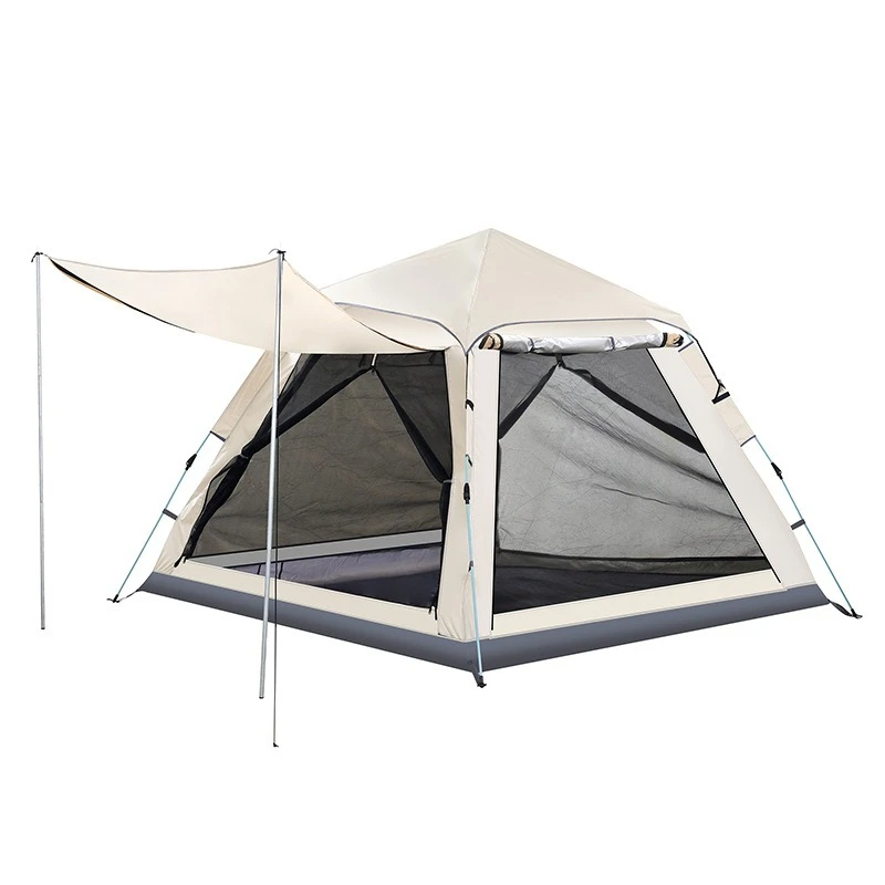 

Outdoor tent camping 3-4 people automatic portable camping, double thickened rainproof quick open portable sunshade