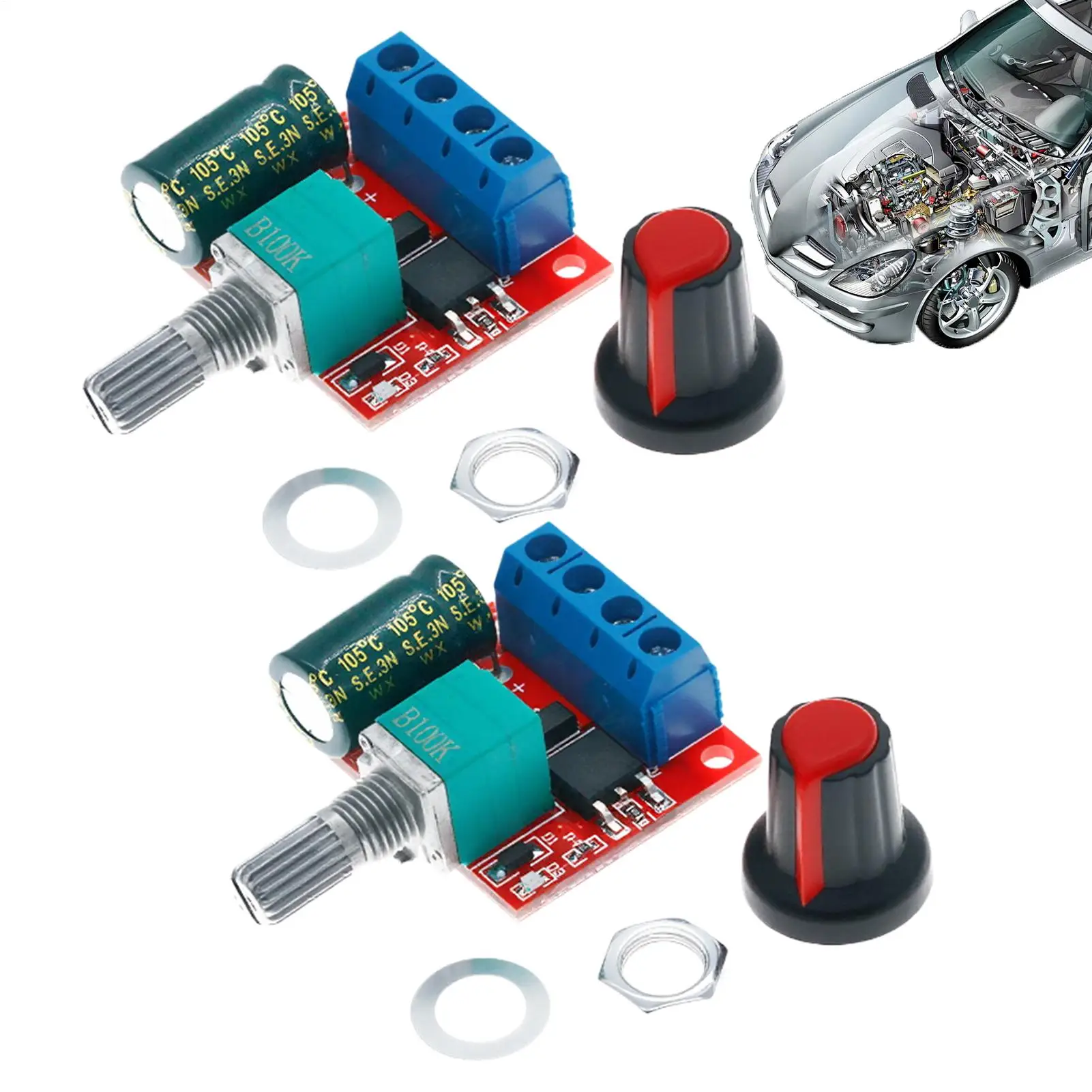 PWM DC Motor Speed Regulator Module PWM Speed Controller PWM Motor Regulator With LED Dimmer DC Voltage Controller For DIY