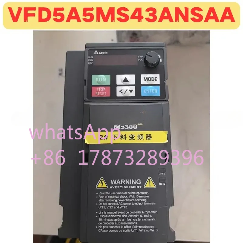 

Преобразователь частоты б/у VFD5A5MS43ANSAA Нормальная функция протестировано в порядке