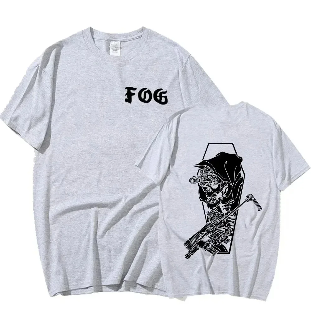 2024 New FOG Forward Observations Group Graphic T Shirts Men Women Hip Hop Skeleton Punk T-shirt Casual Cotton Oversized T Shirt