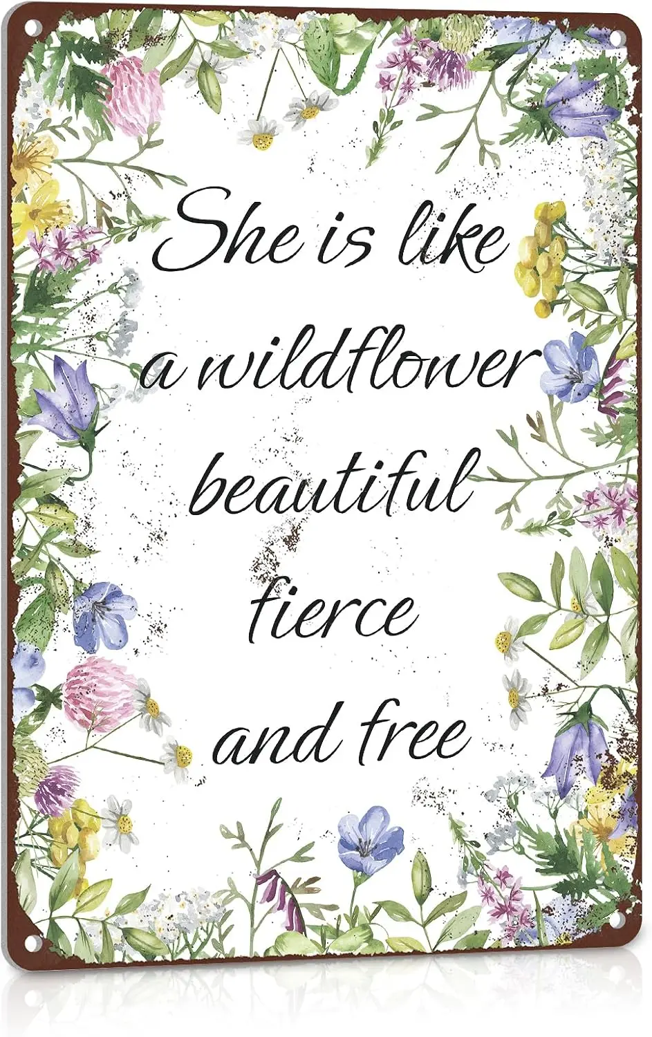 Wildflower Garden Party Decorations for Baby Shower Bridal Shower Vintage Wall Art Nursery Decor for Girls Boho Birthday Decorat