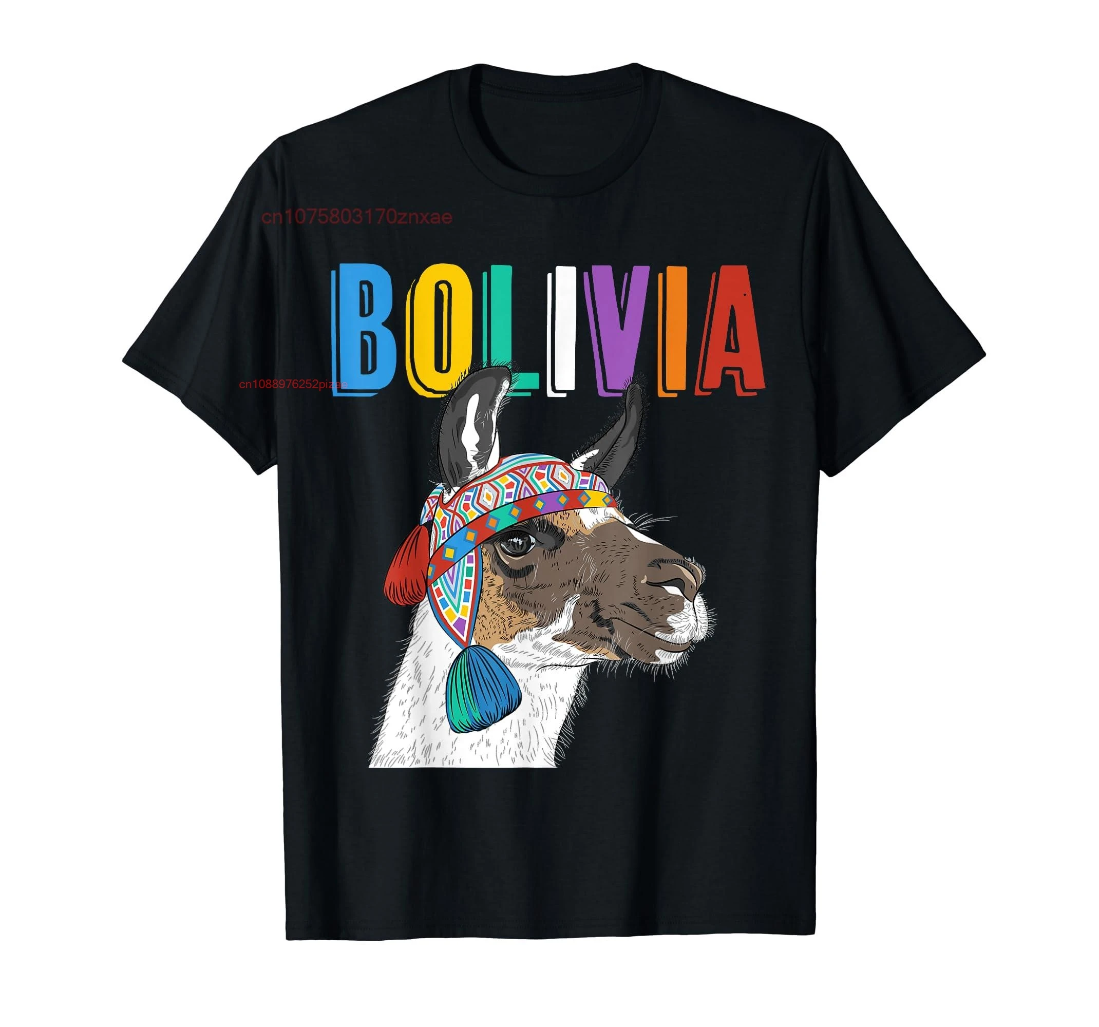 100% Cotton Bolivia Alpaca product Bolivian Llama/Alpaca Graphic T-Shirt MEN WOMEN UNISEX T Shirts Size S-6XL