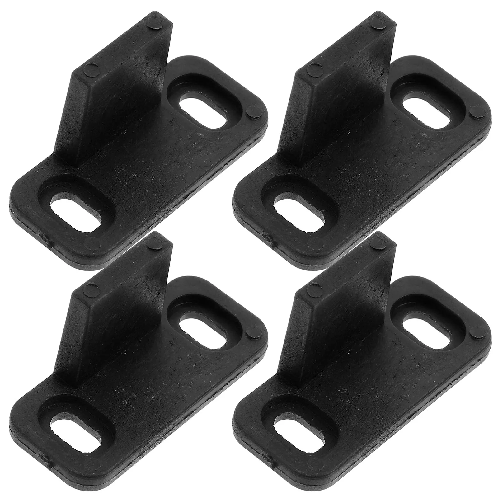 

4pcs Sliding Guide Floor Track Closet Barn Door Bottom Hardware Smooth Sliding Prevent Shaking Material Easy