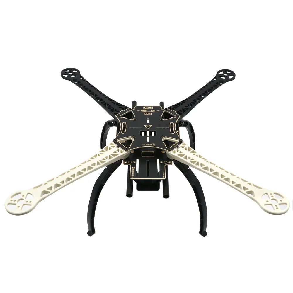 Kit de Cadre Pneumatique Multi-Rotor S500 avec Train d'Atterrissage, pour FPV, Quadrirotor, Gopro, Cardan, Mise à Niveau F450, 500mm