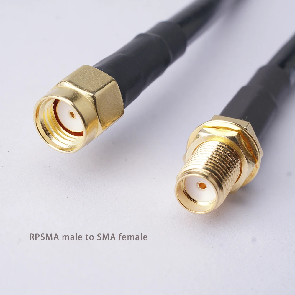 20CM To 30M RG58 Cable RP SMA Male to Female Connecttor Bulkhead WiFi 3G Antenna Extension Cord RG-58 50 Ohm Pigtail Jumper