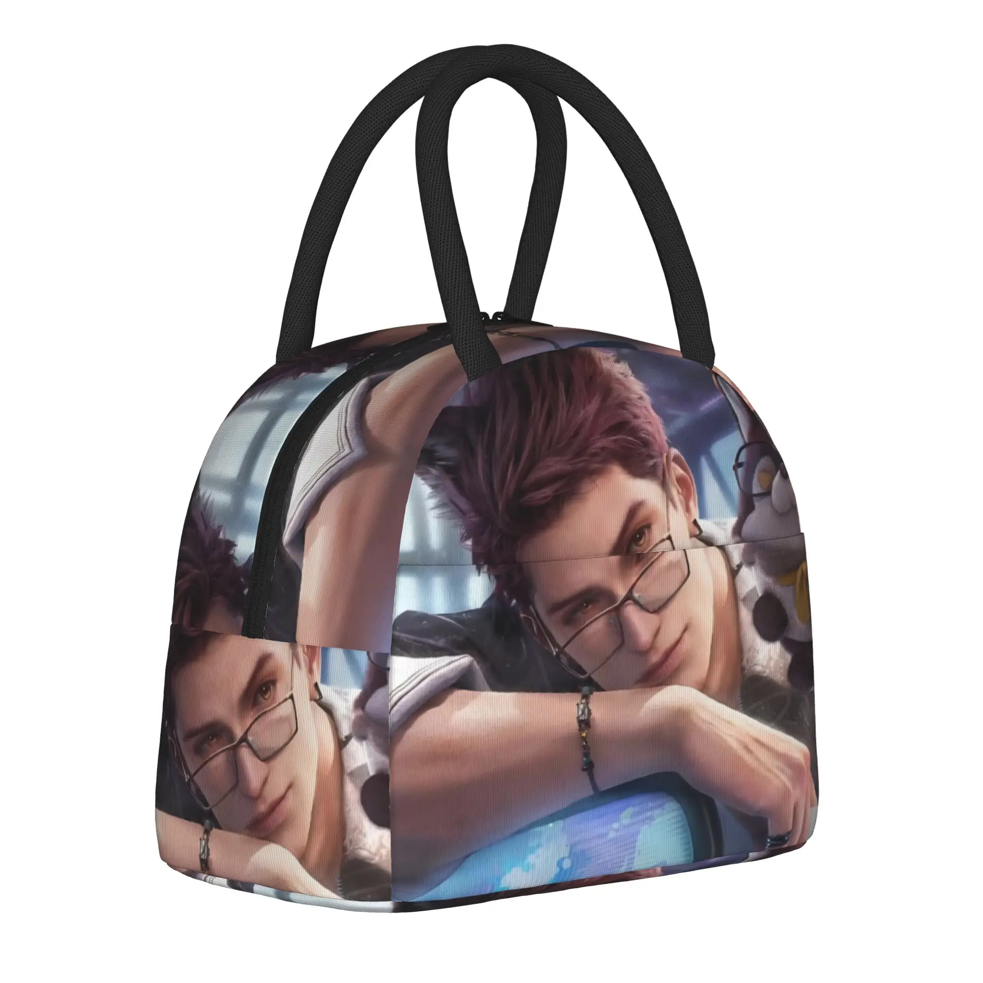 Love and Deepspace Valko Merch Insulated Lunch Bag For School  Storage Food Boxes Portable Cooler Thermal Lunch Boxes
