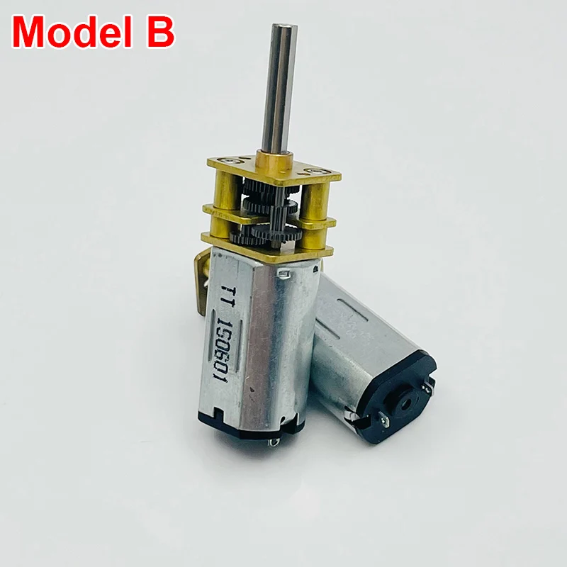 Mini N30 Full Metal Gearbox Gear Motor DC 5V 6V 9V 12V 5RPM/30RPM/50RPM Slow Speed High Torque Reduction Motor