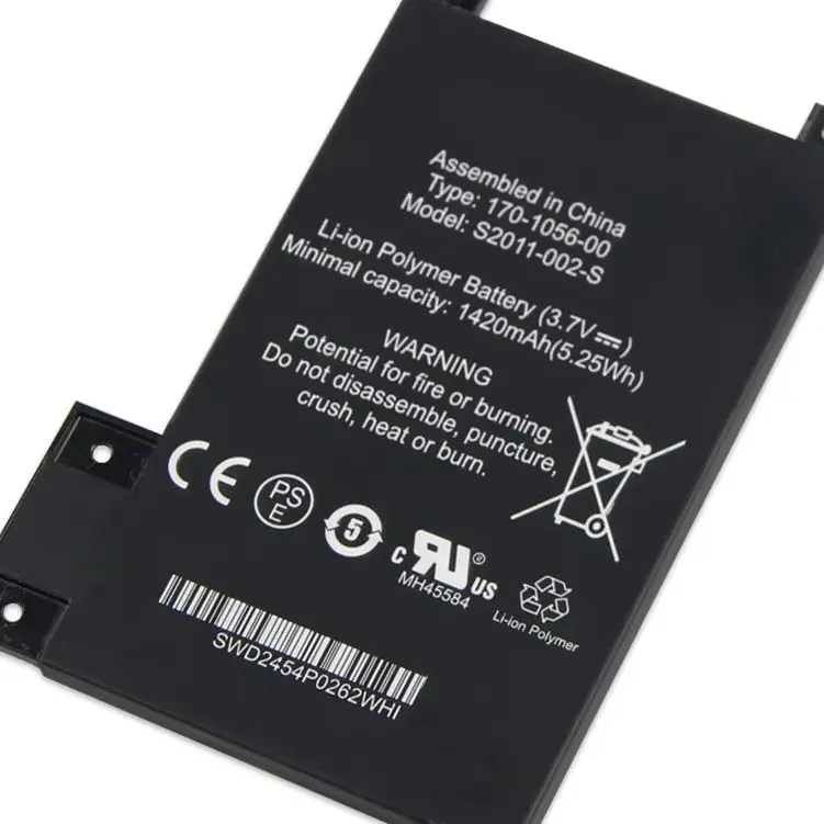 For Amazon Kindle Touch D01200 MC-354775 170-1056-00 E-Reader S2011-002-A S2011-002-S  Battery 1420mAh