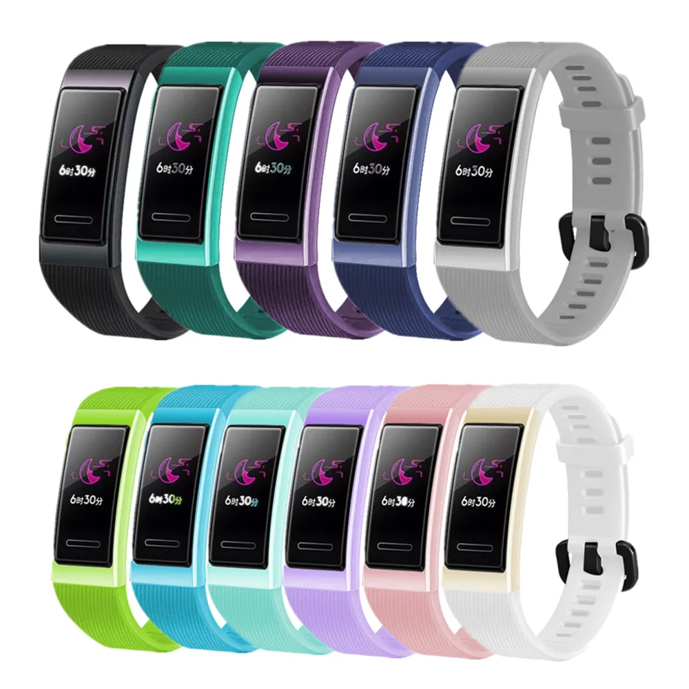 Silicone Strap Watchband For Huawei Band 4 Pro Smart Watch Band Wrist Strap For Huawei Band 3 / 3pro Bracelet Wristband ремешок