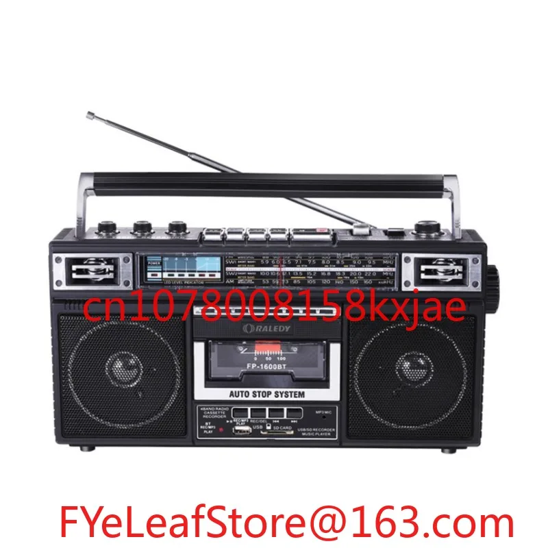 

919 Recorder Radio Portable Quad Band Student Tape Bluetooth USB SD
