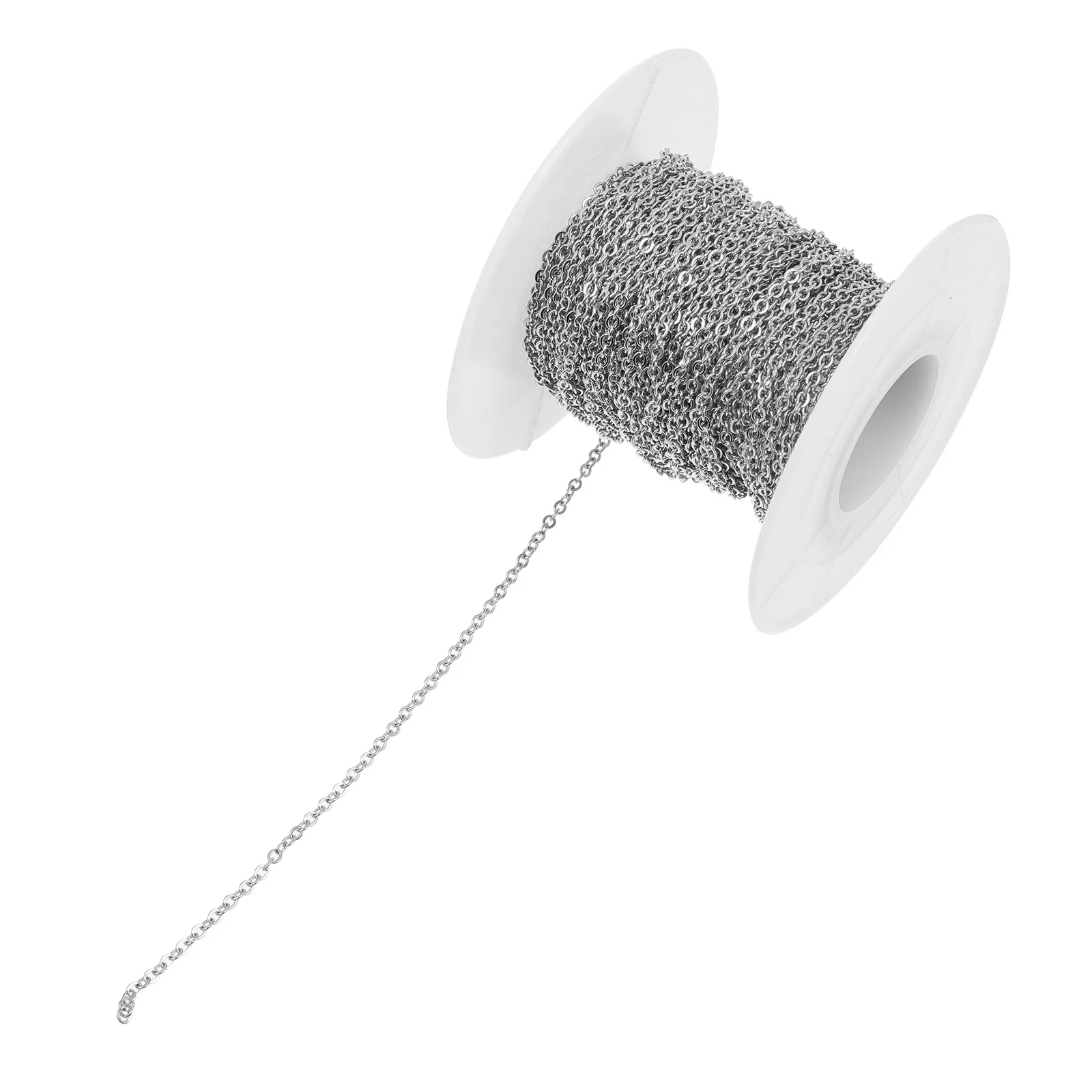 

1 Roll Stainless Steel O-Ring Diy Jewelry Making Material Lightweight Smooth Finish Multipurpose Handmade Necklace Bracelet