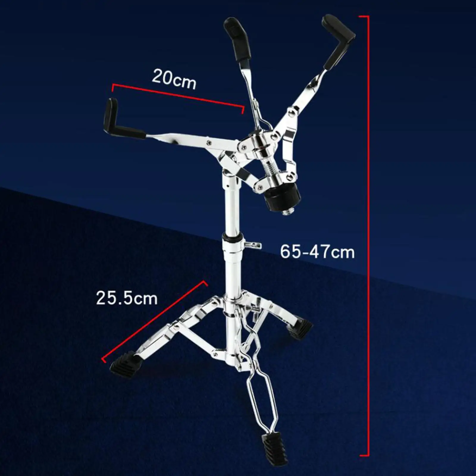 Snare Drum Stand for 12-14 Inches Drum Pad with Drum Stick Nonslip Drum Pad Stand for Practice Stage Concert Studio Performance