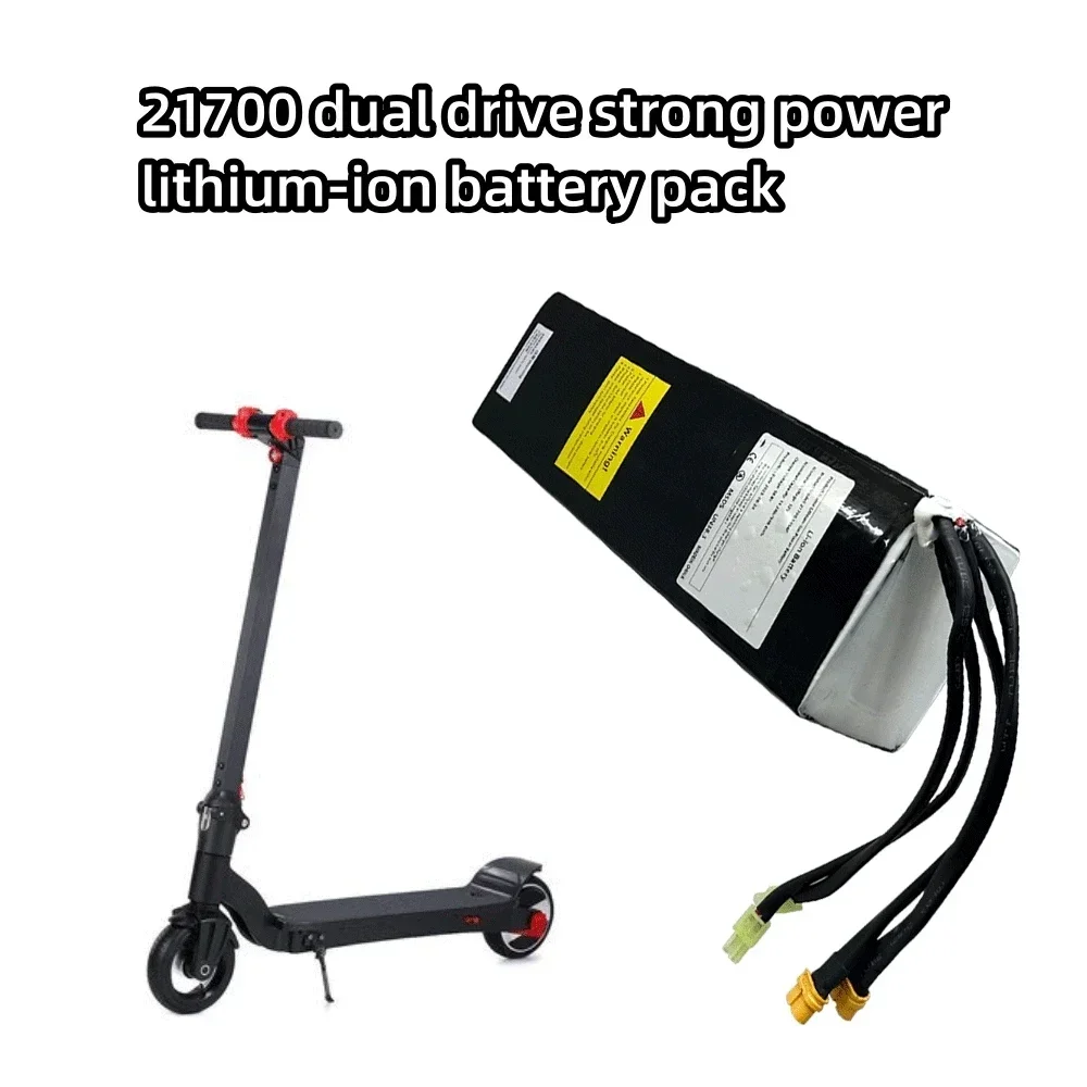 52V 19.2Ah 14S4P 21700 Li-ion 19200mAh Battery Pack Dual Port Fast Charging Suitable For Dual Drive Electric Scooters