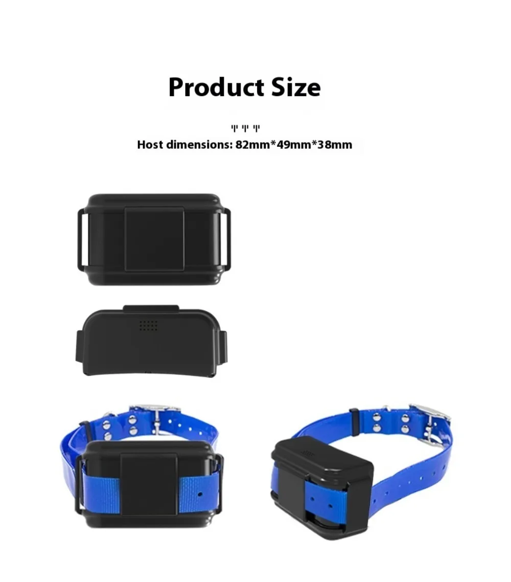 4G GPS Tracker for Hound Cow Sheep Dog - Waterproof Collar with Location Query, Track Query, Geo-fence, Voice Monitor, LED Light