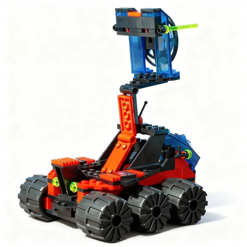 112 Uds. MOC móvil escucha exterior espacio Spyrius modelo Juguetes de bloques de construcción regalos de navidad Idea de construcción educación