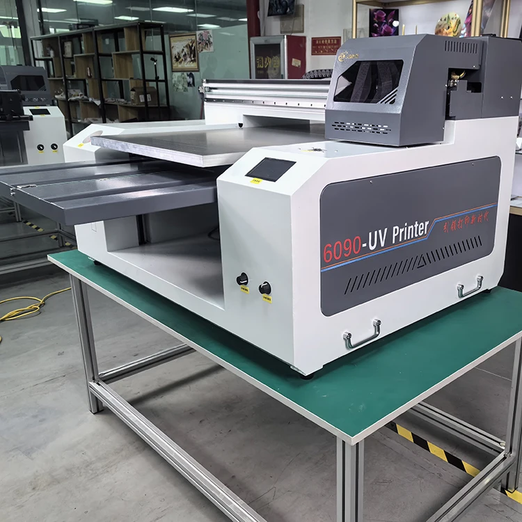 Kaca, Plastik, Logam Akrilik, Kayu, Pena, Mug Desktop 6090 9060 Printer UV DTF