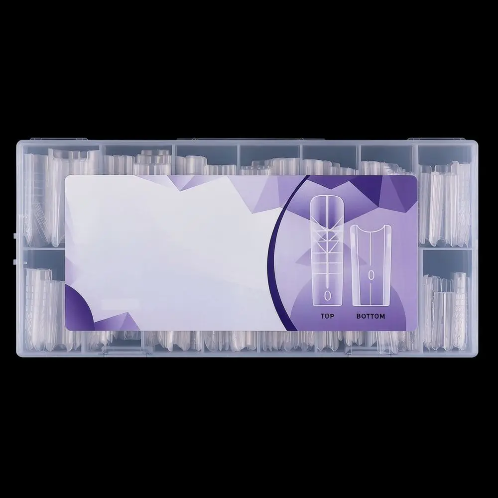 Transparent Nail Extension Forms Dual Forms For Gel Nails Professional Manicure Tools Nail Art Building Tips Salon Kit