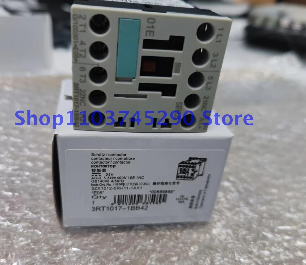 1PCS 3RT10171BB42 3RT1017 1BB42 Fast Shipping Brand Original 3RT1017-1BB42 Contactor In Box New